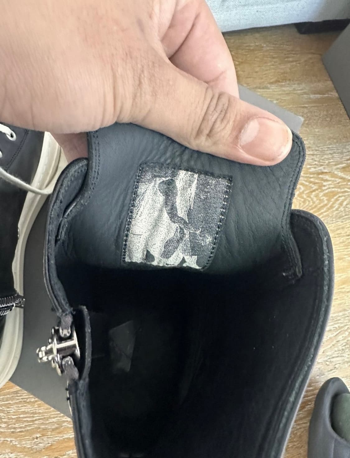 (43) 릭오웬스 메가 범퍼 라몬즈 블랙 밀크 상품이미지4