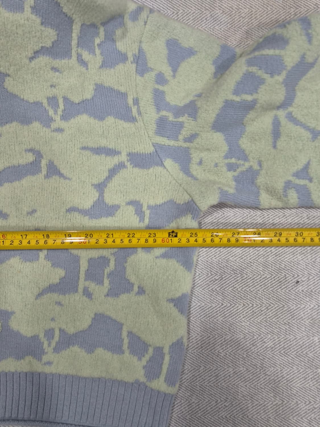 한섬 랑방 플라워 패턴 후드 니트 여성 88사이즈 상품이미지8