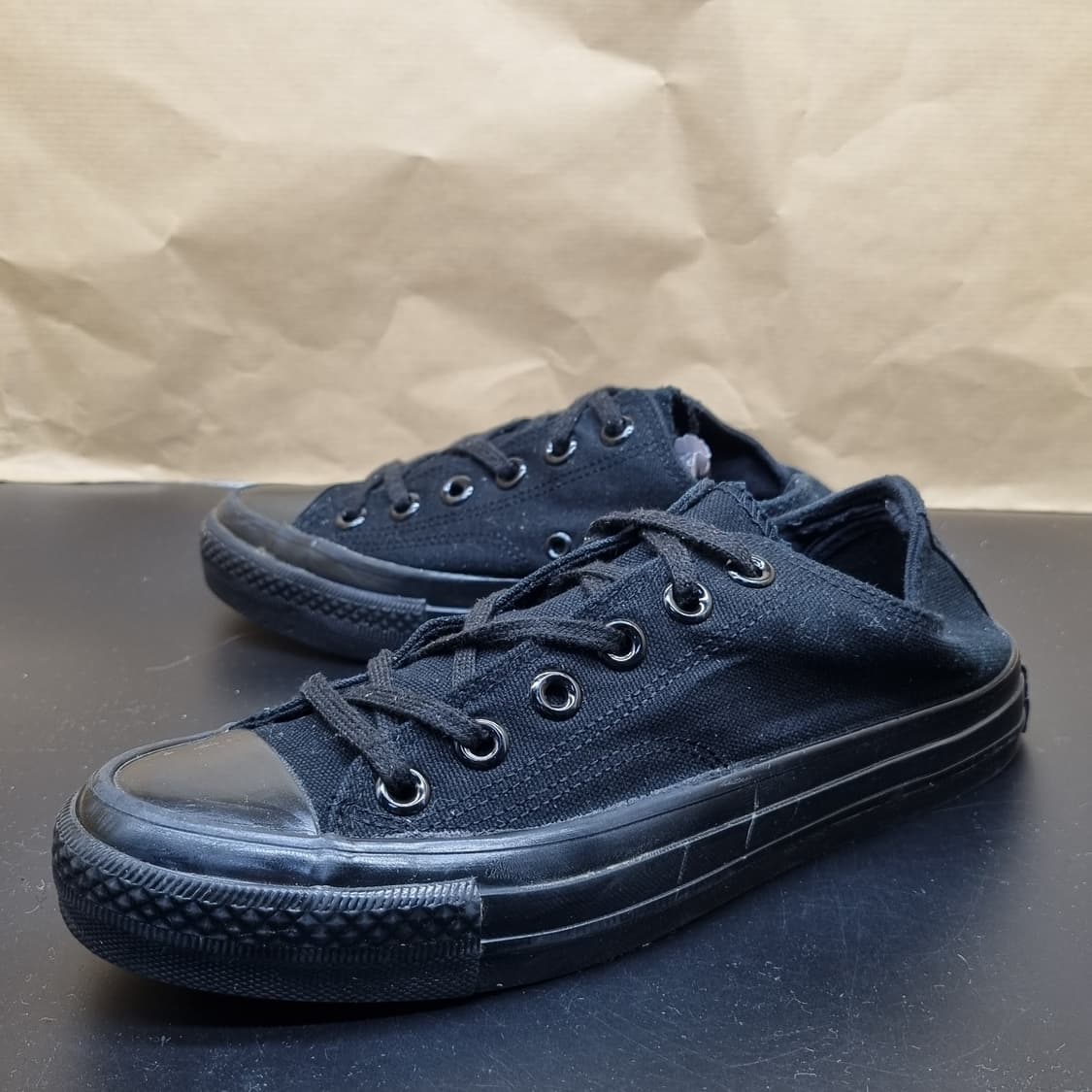 컨버스 올스타 올블랙 스니커즈 235 상품이미지1