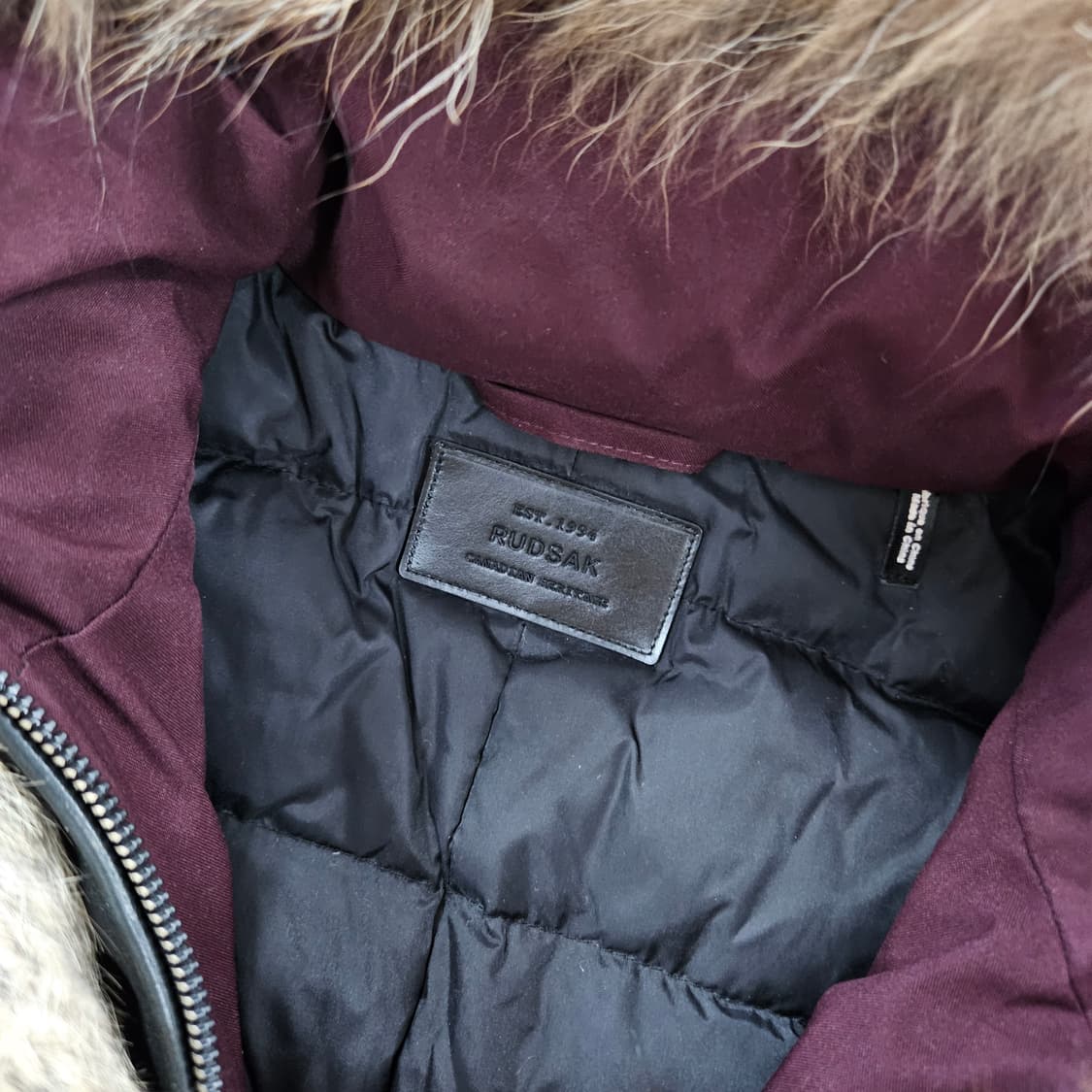 [실측확인] 루드삭 캐나다 명품 덕다운 후드 퍼 패딩1106JM2 상품이미지3