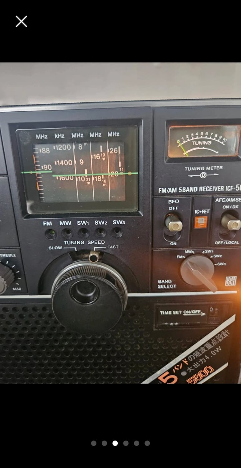 빈티지 소니 ICF-5800 라디오 소품강추 상품이미지3