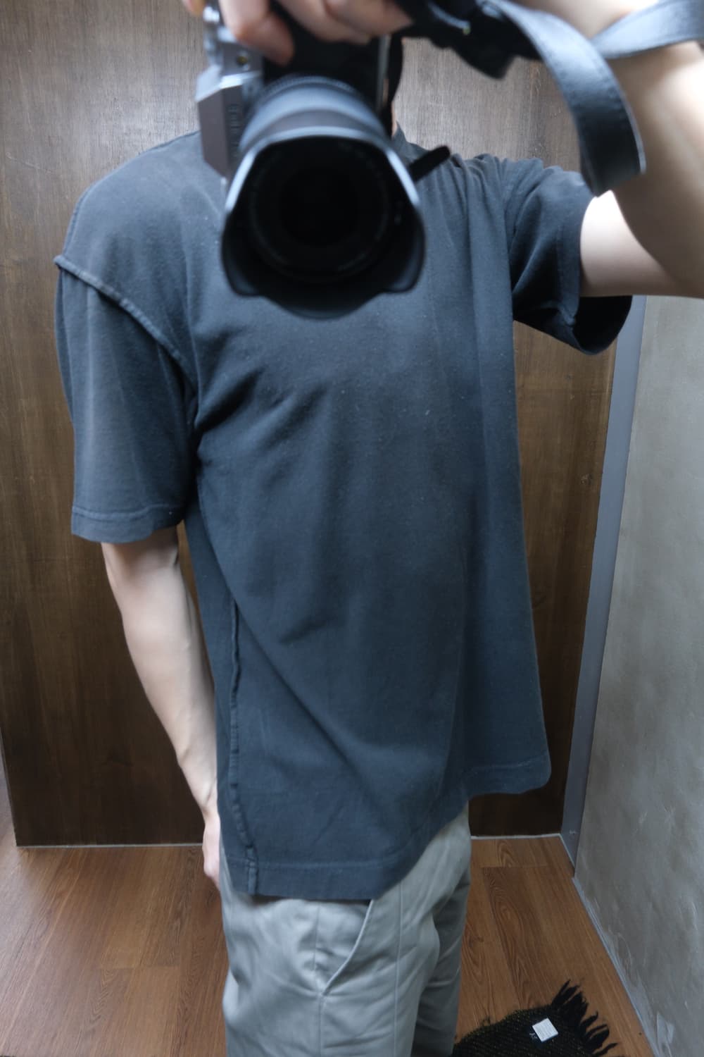 Comme des garcons homme 인사이드 아웃 반팔티 m 상품이미지9