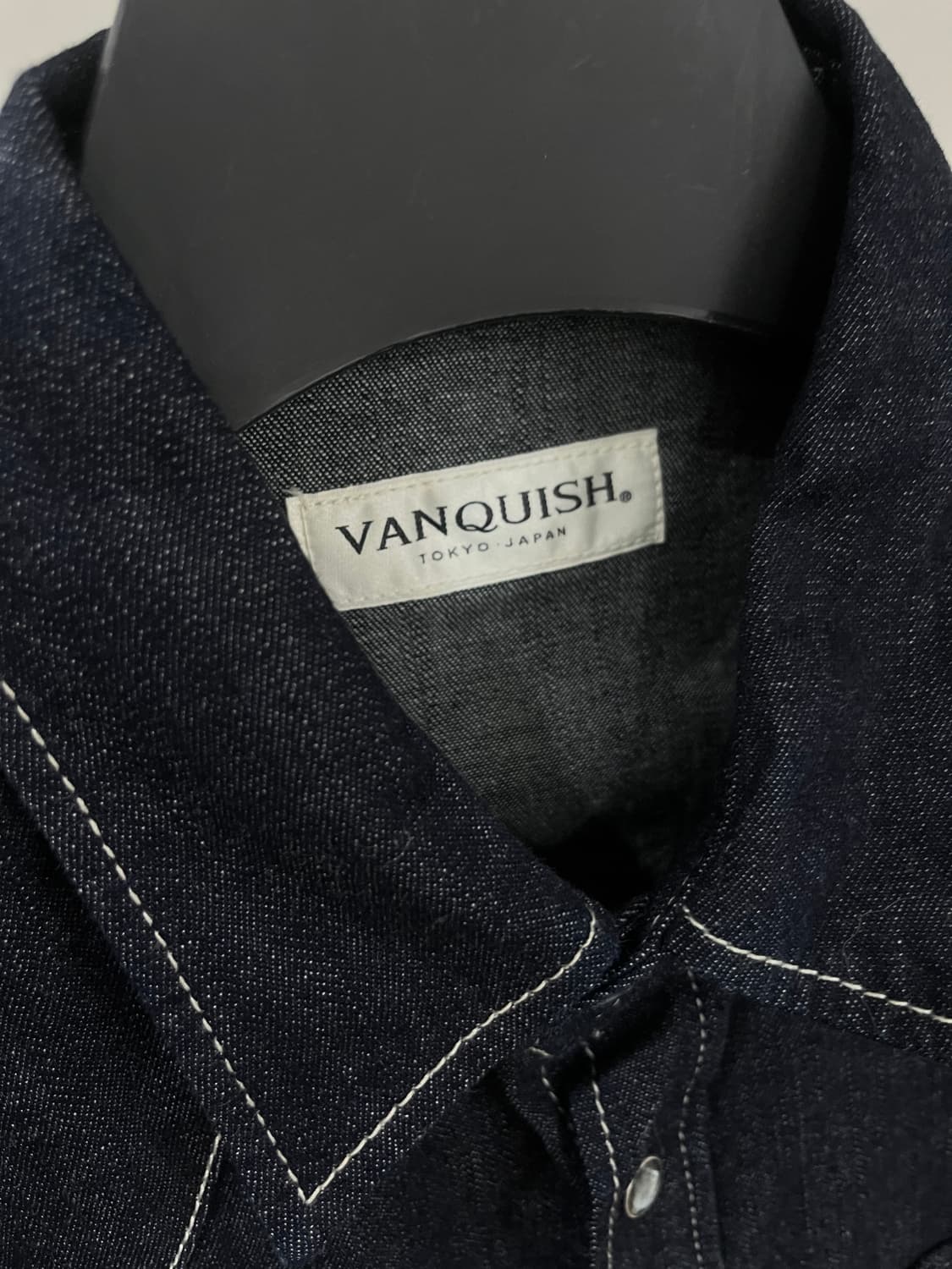 VANQUISH denim western shirt 상품이미지6