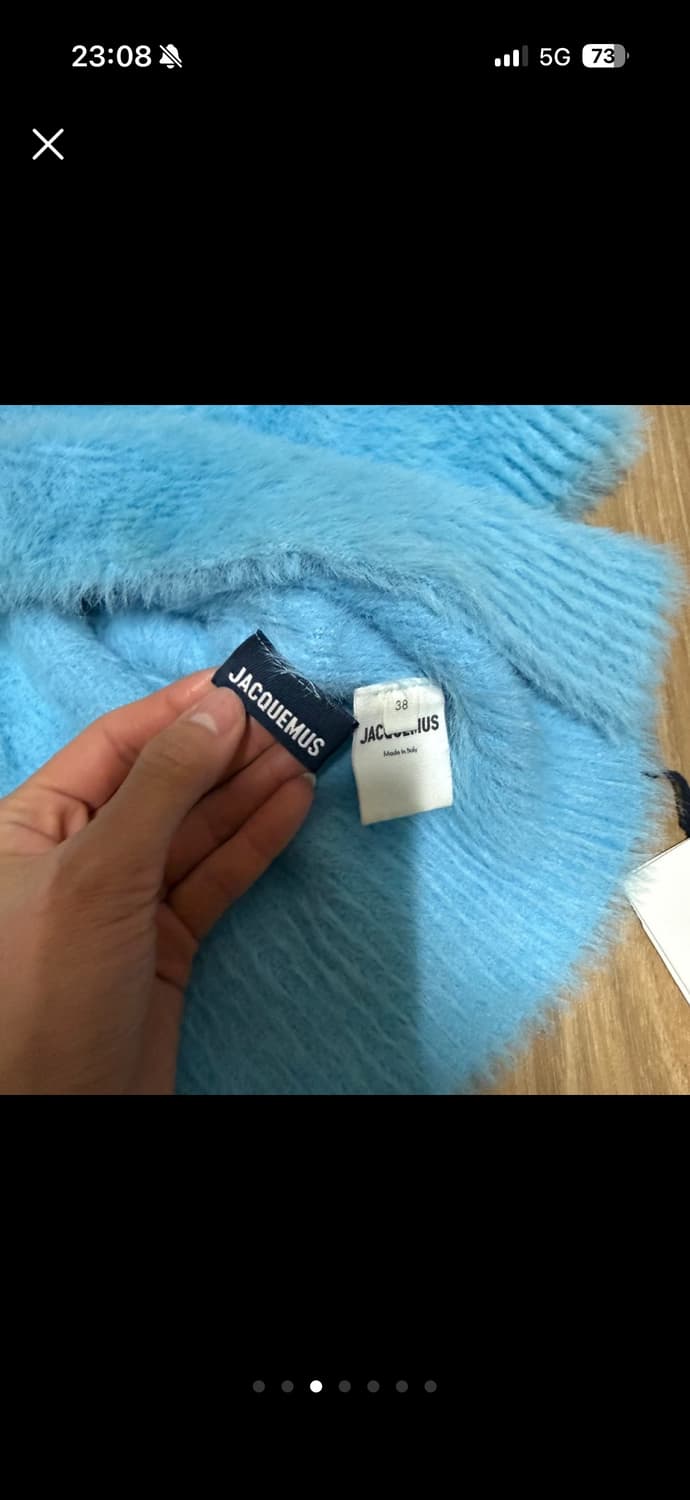 JACQUEMUS 자크뮈스 크롭 니트 가디건 상품이미지3