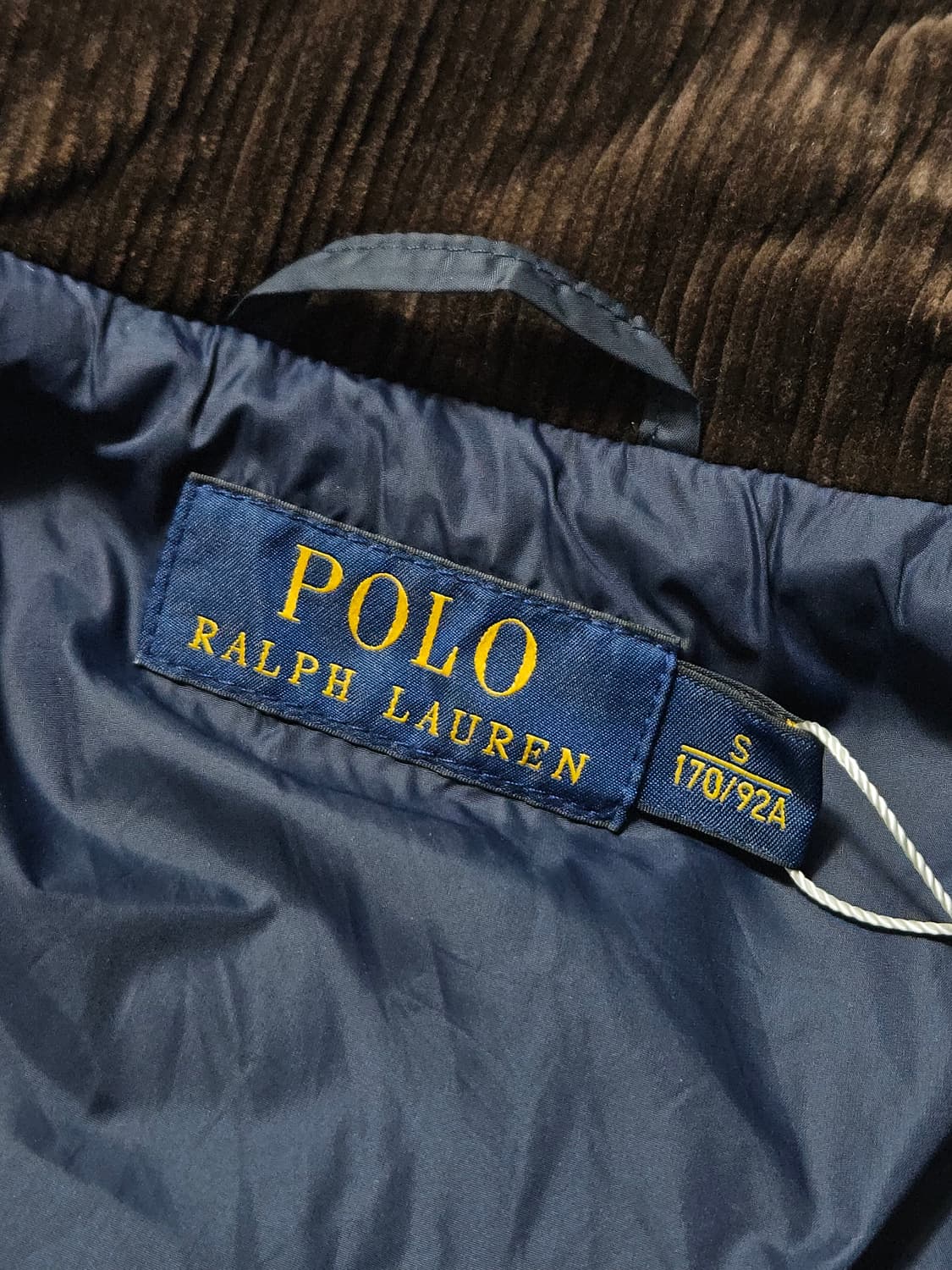 폴로 랄프로렌 퀄팅 자켓 투웨이 지퍼 S  상품이미지6
