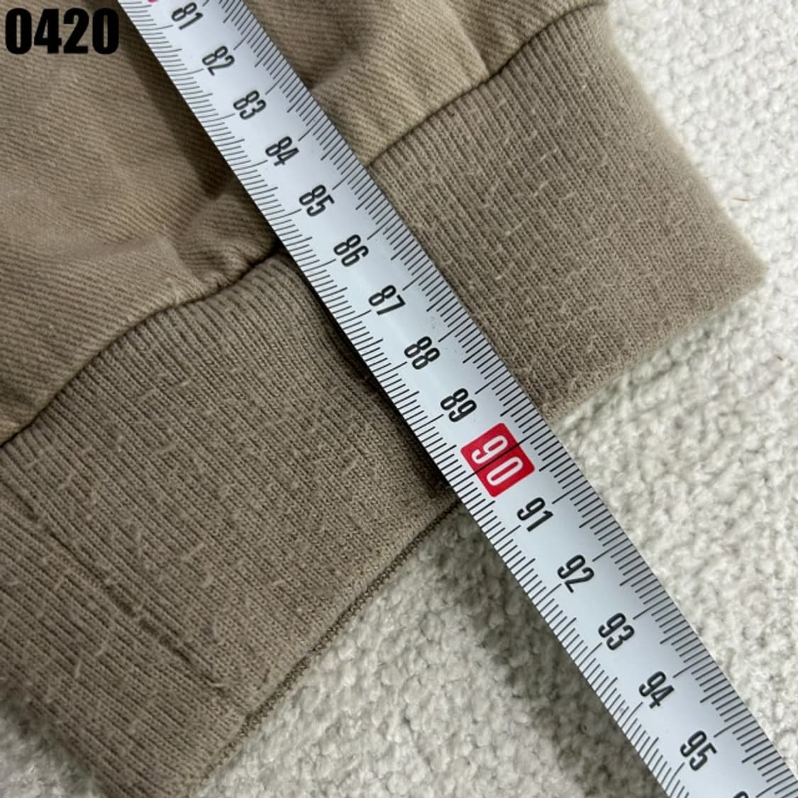 스노우피크 베이지색 면바지 조거팬츠 m 상품이미지6