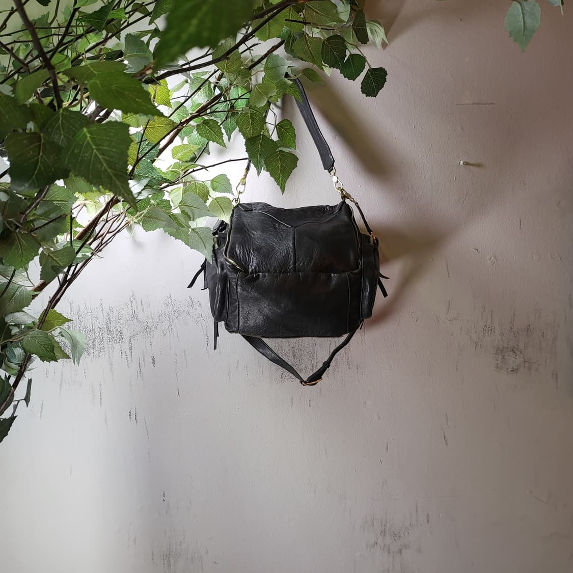 핀 에스코 올 레더 숄더&크로스백 상품이미지6