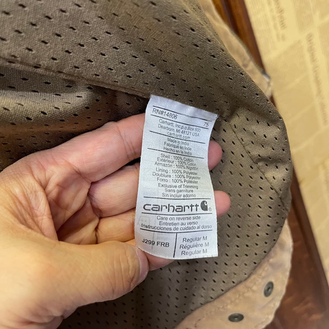 Carhartt j299 FRB 상품이미지5