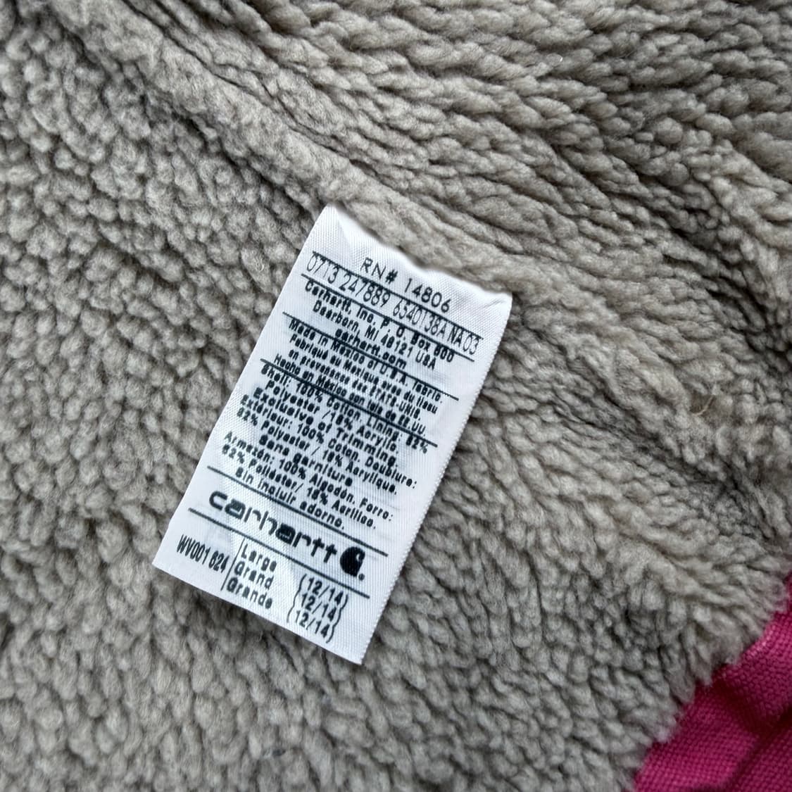 칼하트 90s 빈티지 쉐르파 조끼 상품이미지4