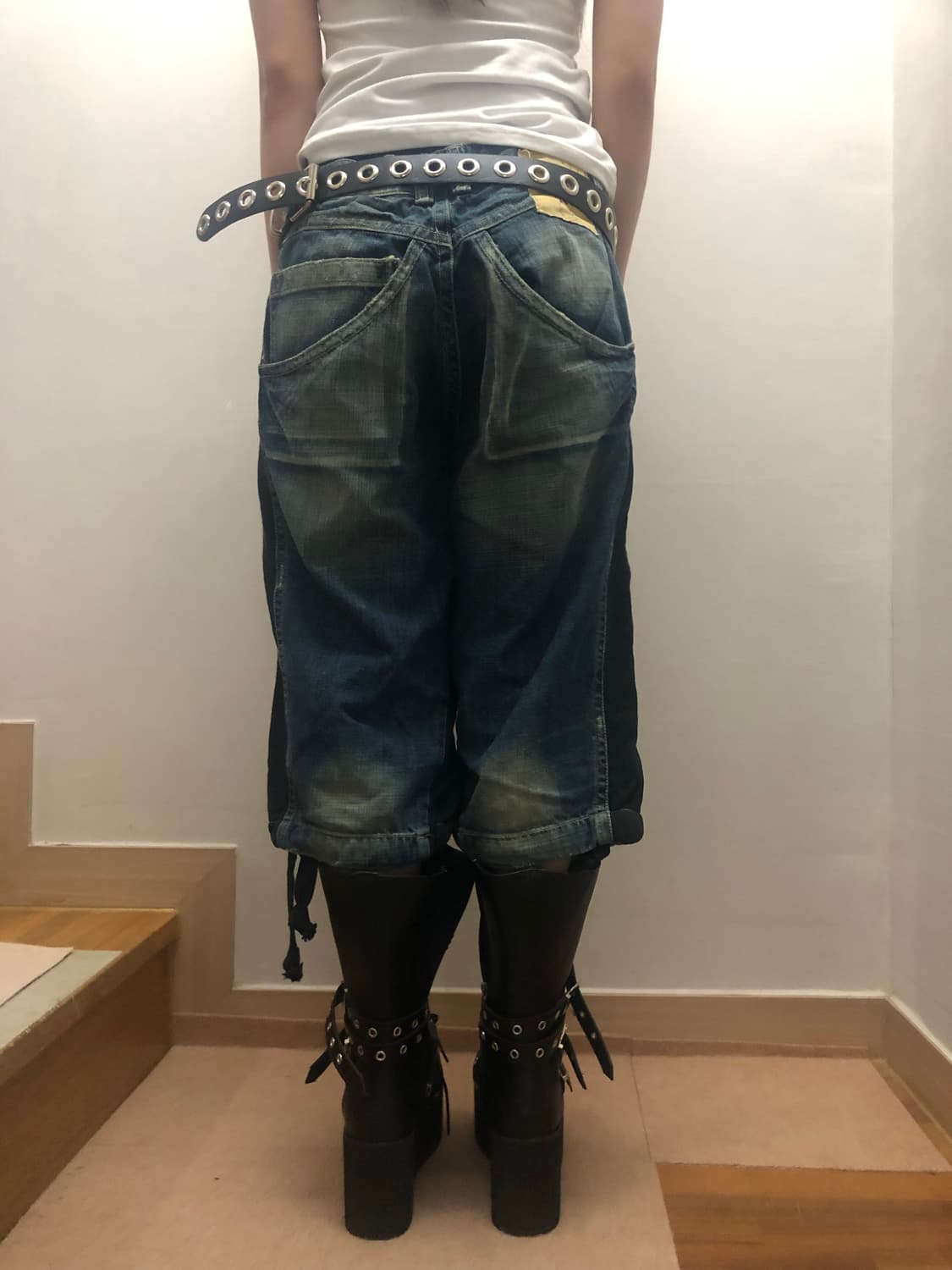 빈티지 데님 워싱 팬츠 상품이미지1