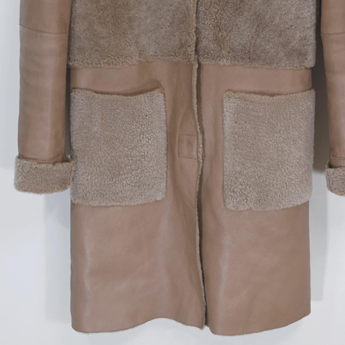 sheepskin 무톤 (양모 시어링) 코트 상품이미지4