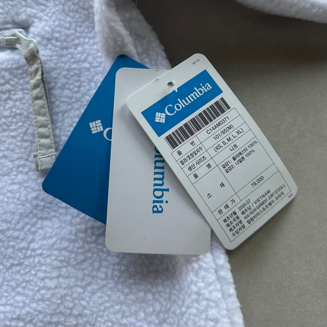 [M](새상품)컬럼비아 헬베티아 하프집업 아노락 플리스 상품이미지9