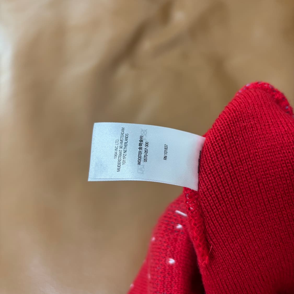 슈프림 비니 모자 21fw 스노우맨 레드 상품이미지7