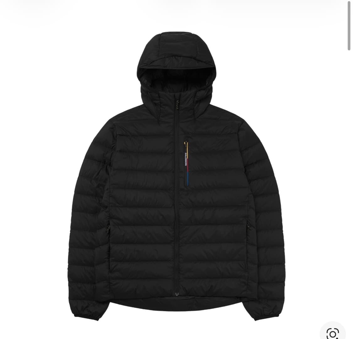 살로몬 엑스 퓨즈 후드 다운 자켓 블랙 경량패딩 상품이미지1