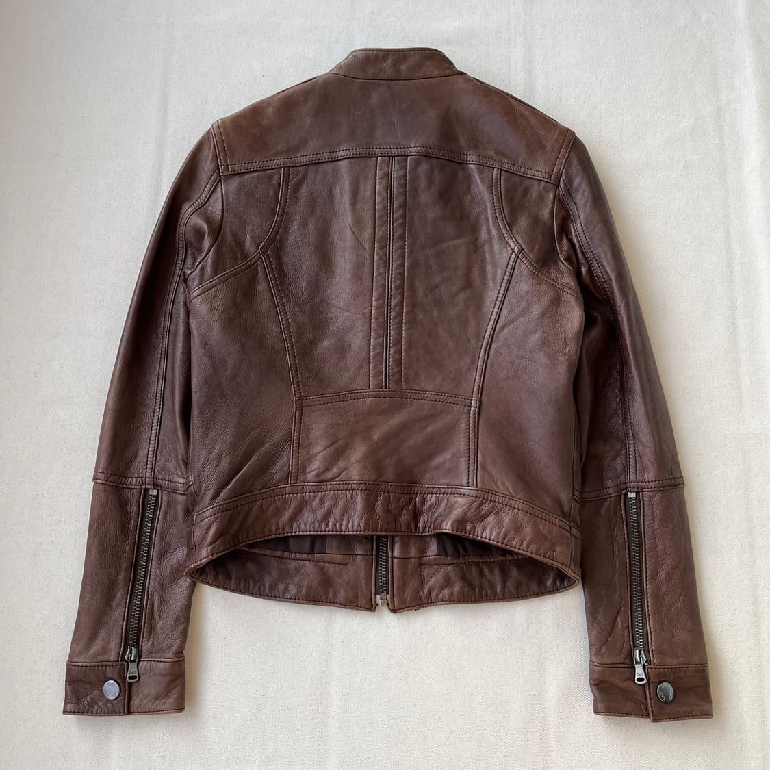 돌체앤가바나 브라운 레더 자켓 상품이미지10
