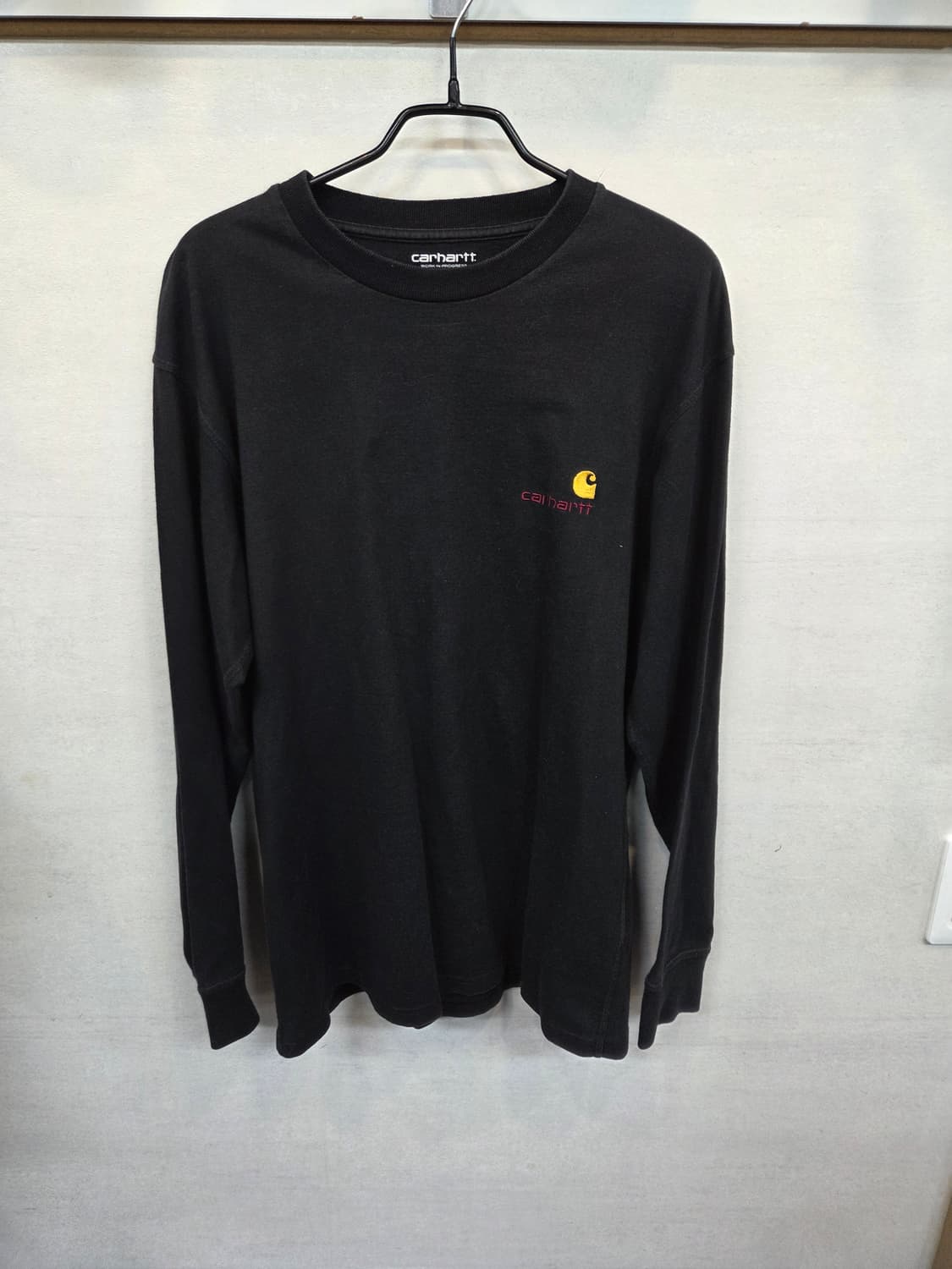 칼하트 wip 아메리칸 스크립트 롱슬리브 긴팔 s 상품이미지1