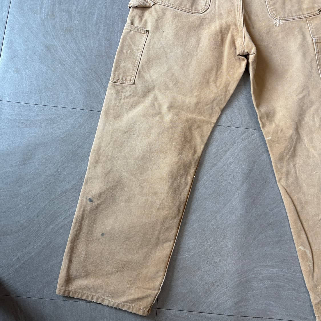 칼하트 브라운 더블니 팬츠 바지 상품이미지8