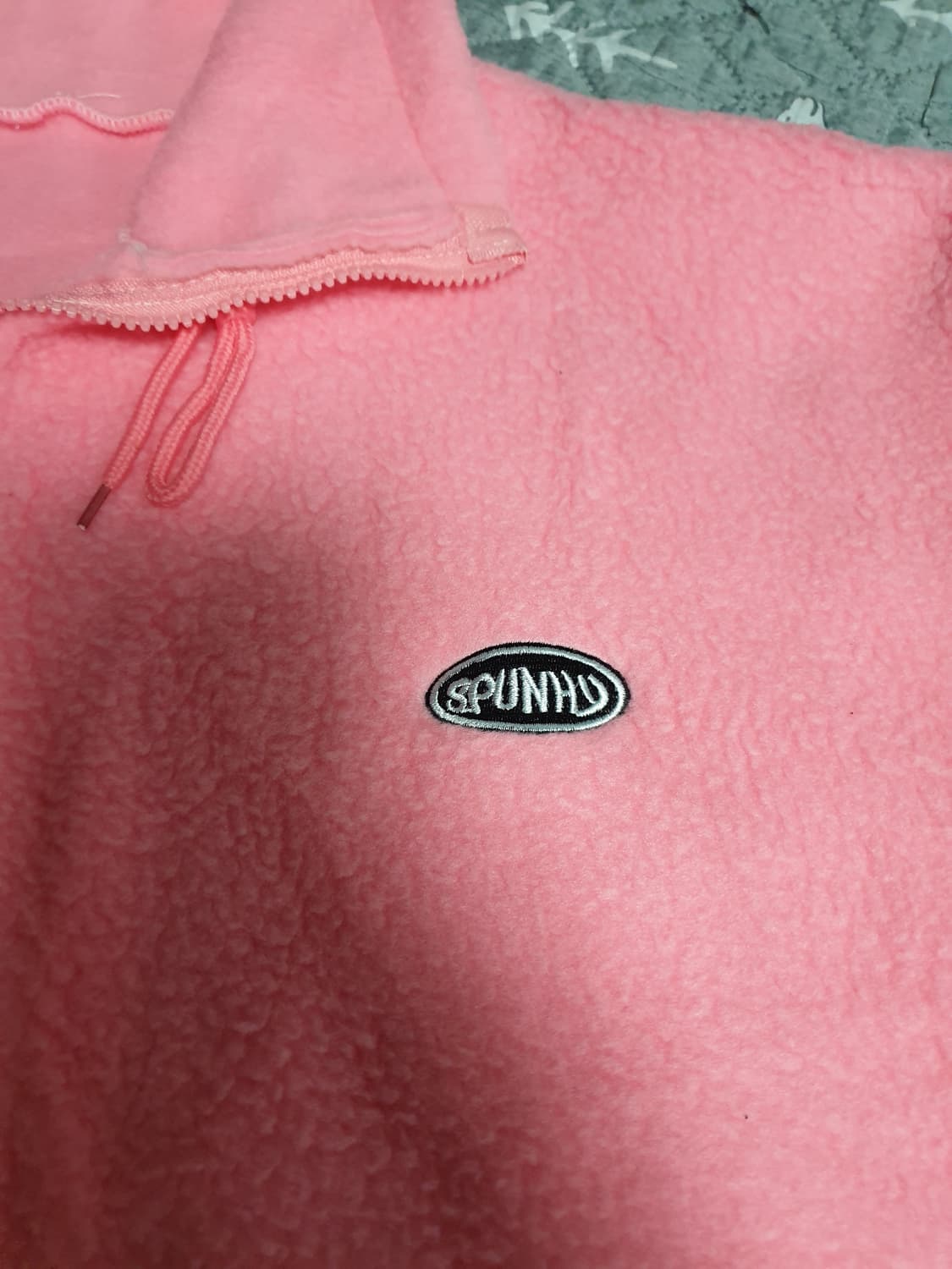 SPUNHY 플리스 짚업자켓 핑크 (F) 상품이미지2