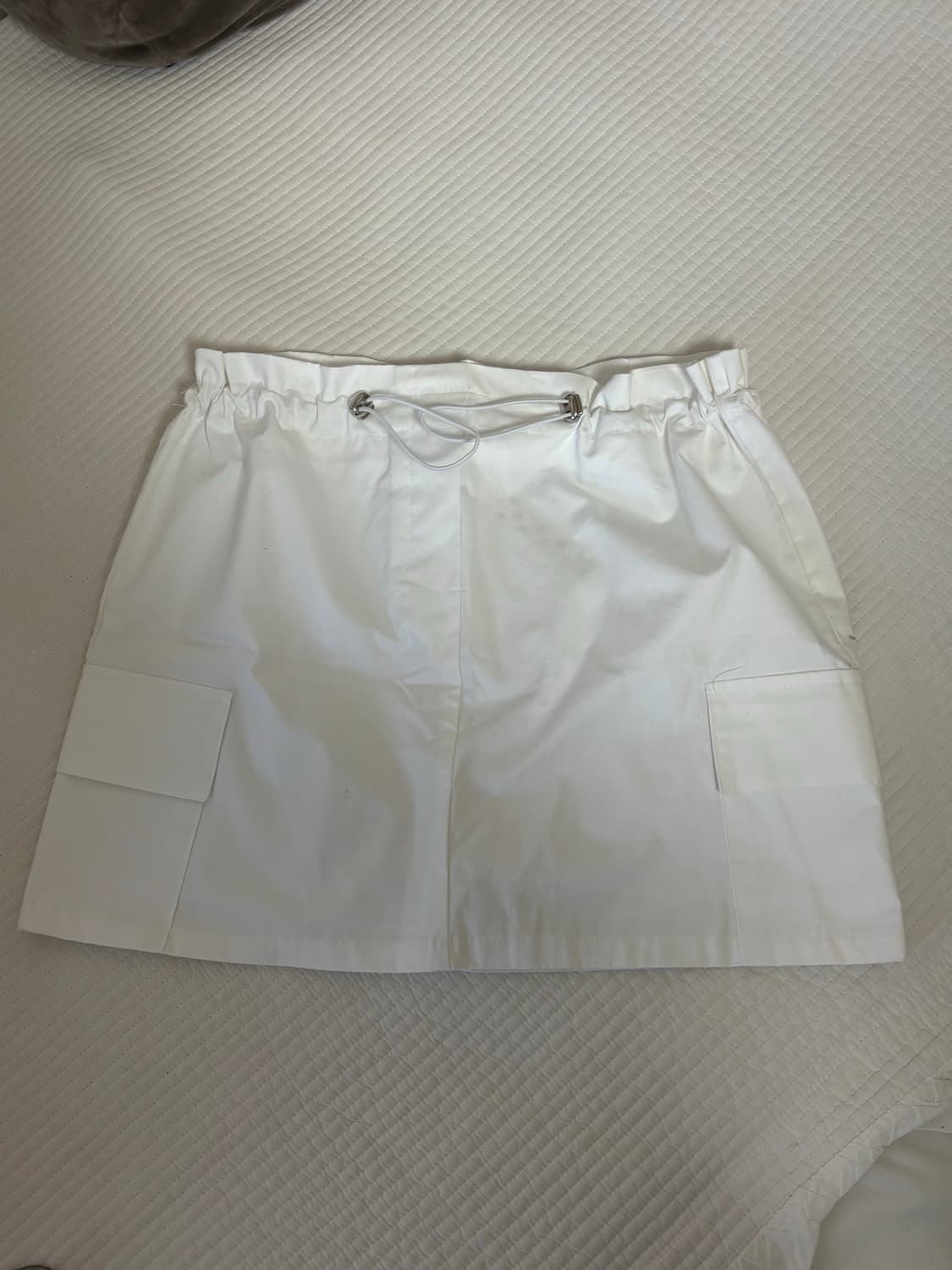 새상품|원더플레이스 스트링 카고 코튼스커트 상품이미지1