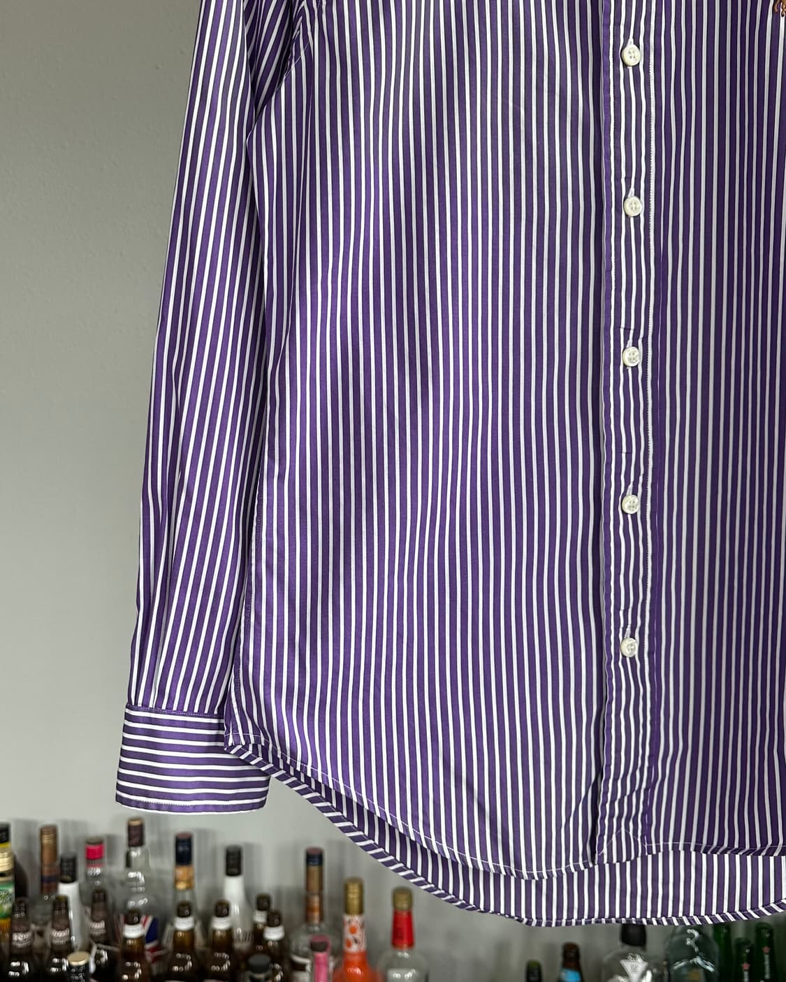 [S]폴로 랄프로렌 퍼플 스트라이프 셔츠 상품이미지5