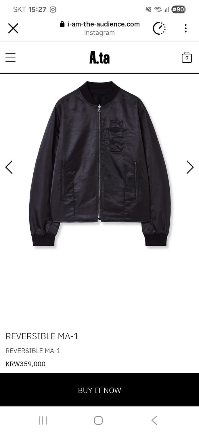 a.ta reversible ma-1 상품이미지1