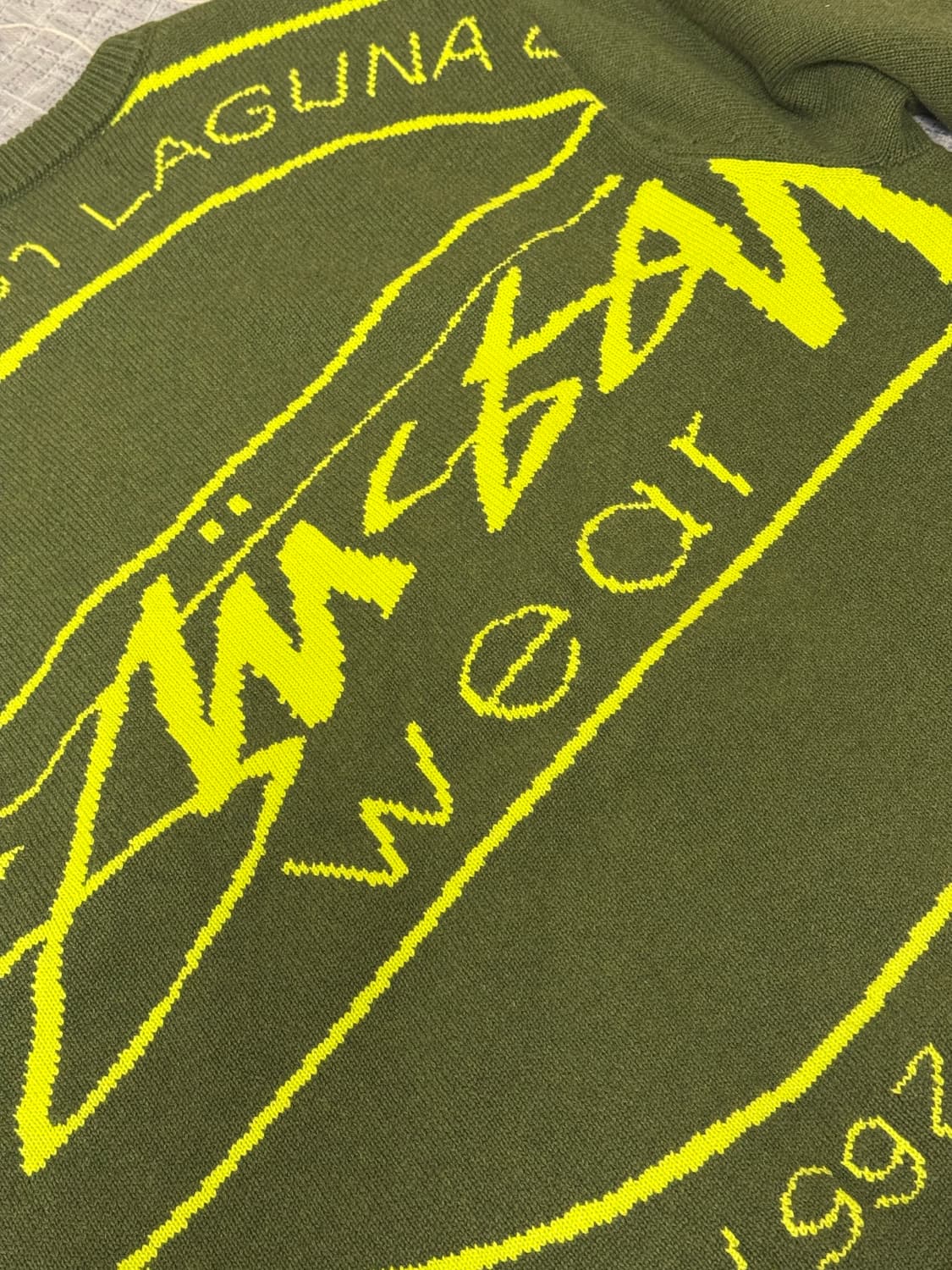 스투시 라구나 아이콘 스웨터 그린 상품이미지2