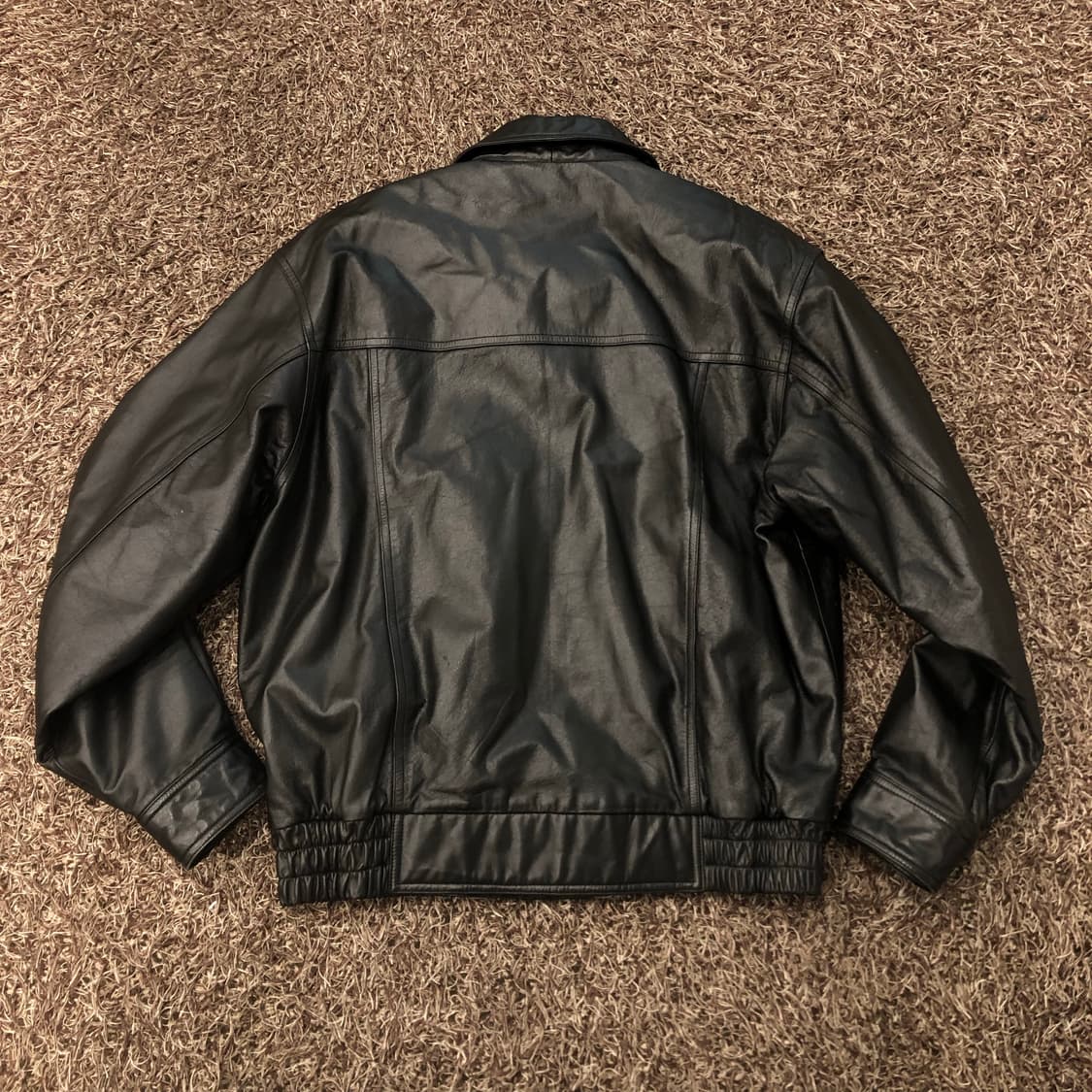 빈티지 소가죽 봄버 레더 가죽 자켓 상품이미지4