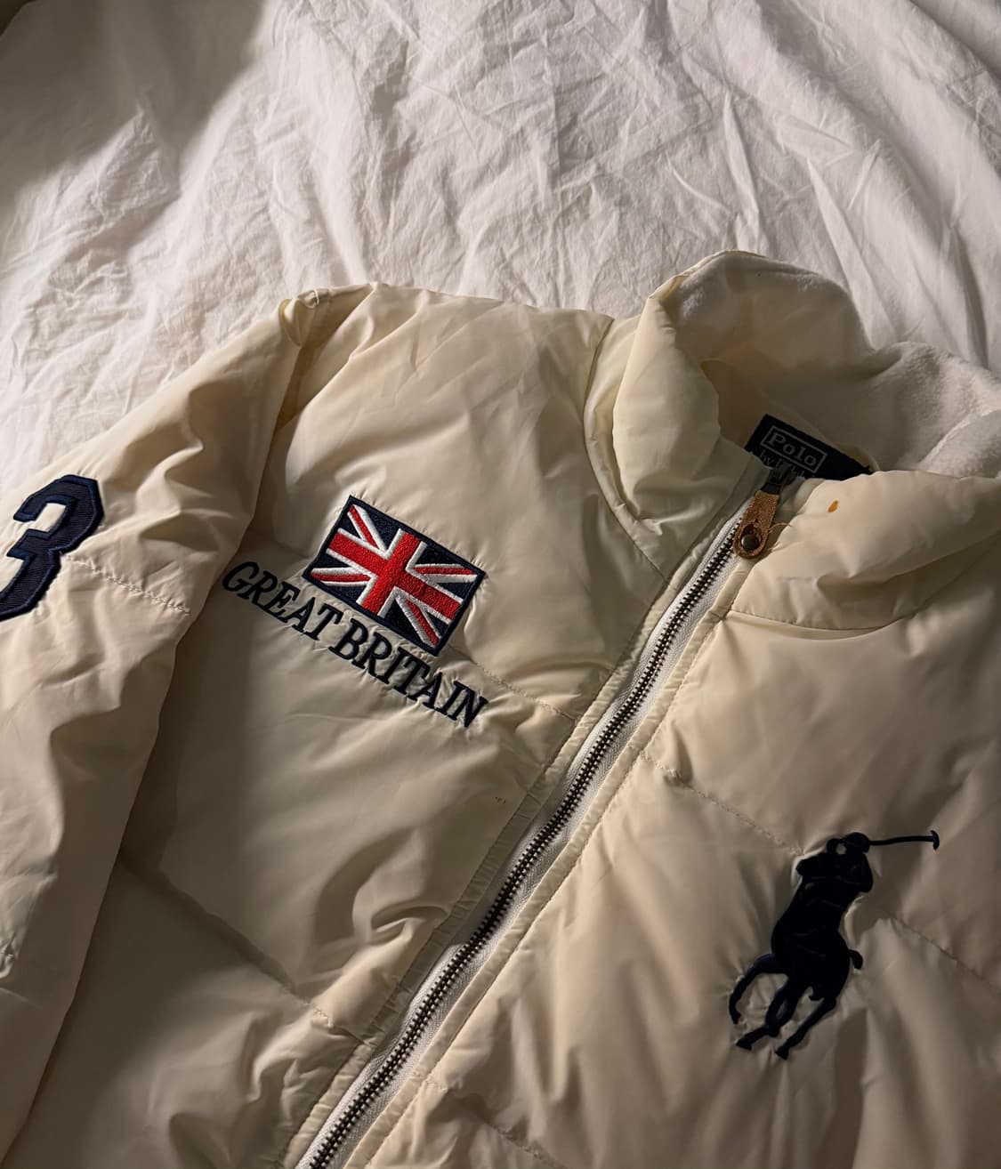 폴로 빅포니 브리튼 패딩 아이보리 상품이미지3