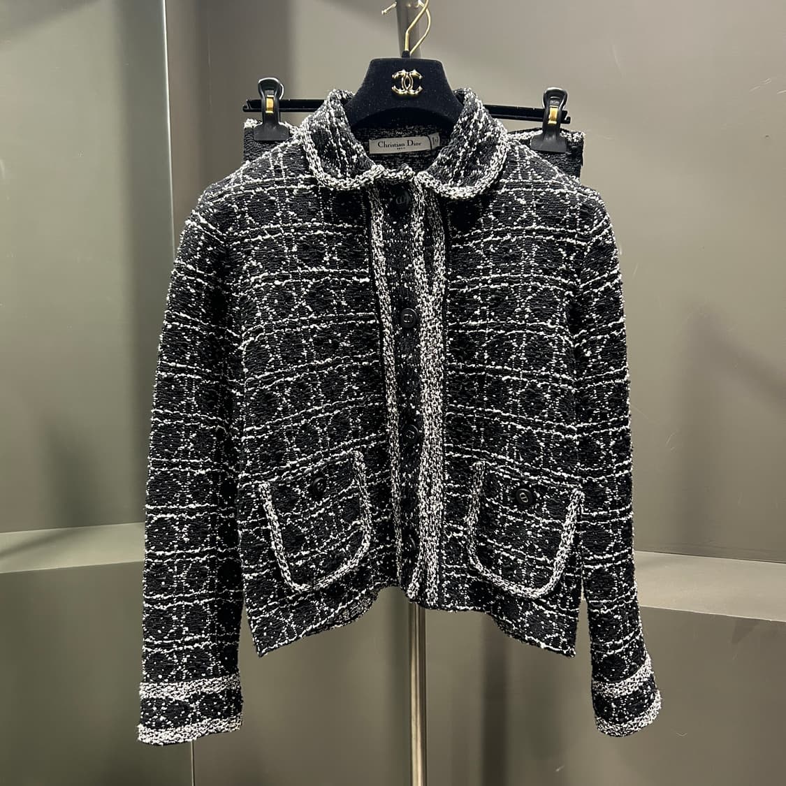디올 매크로까나쥬 트위드 투피스 상품이미지1