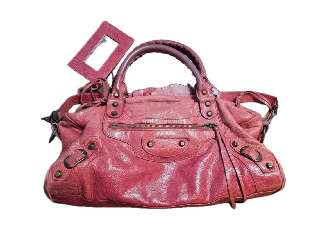 급처)발렌시아가 모터백 레드 상품이미지1