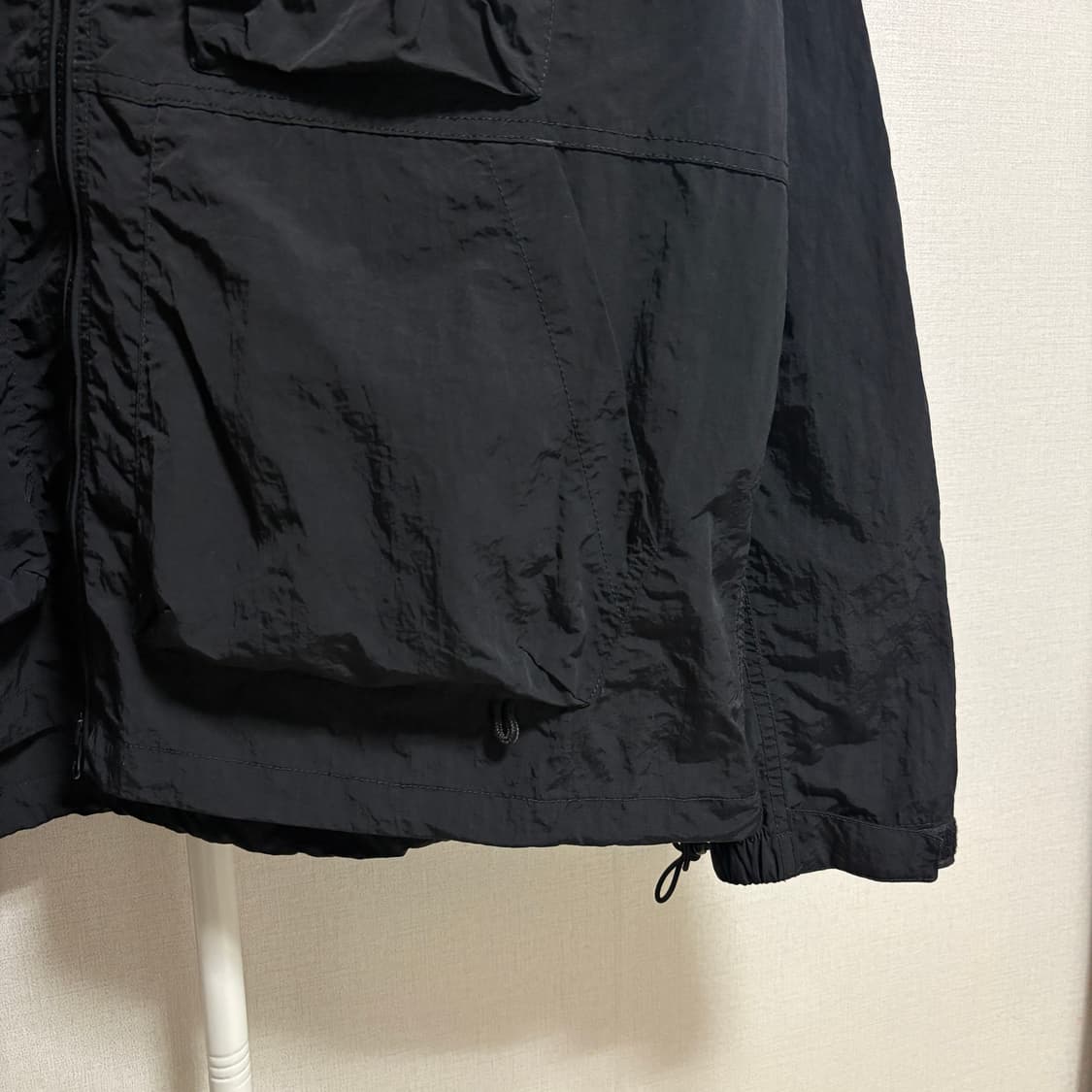 에스피오나지 레이 요트 파카 바람막이 / 블랙, XL 상품이미지7