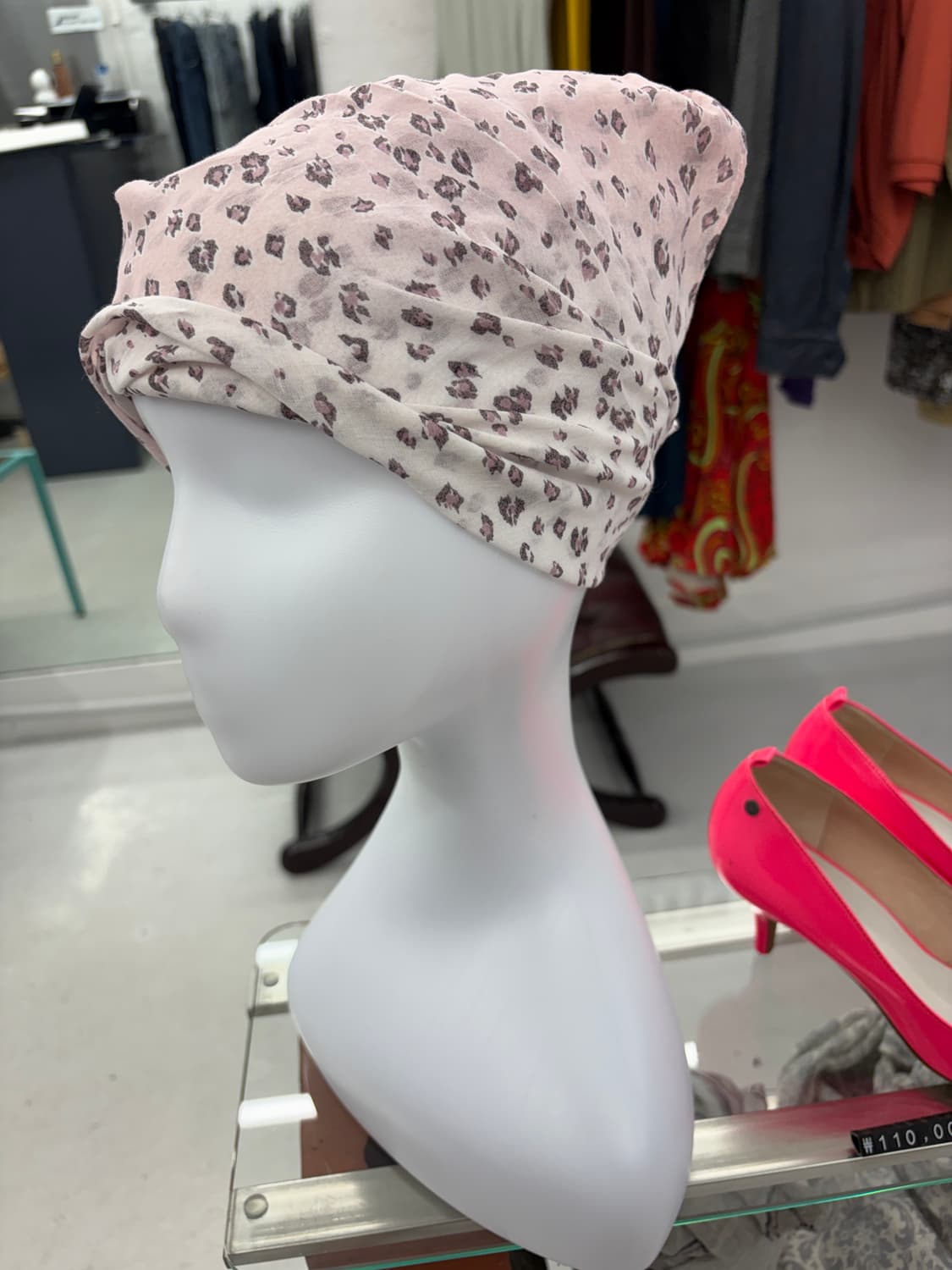 랑방 레오파드 행거치프 상품이미지1