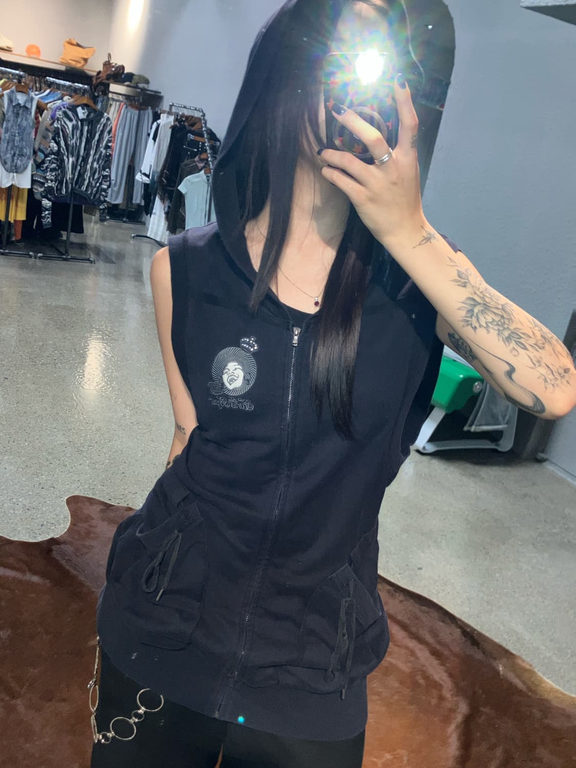FUBU 논슬리브 후드집업 상품이미지1