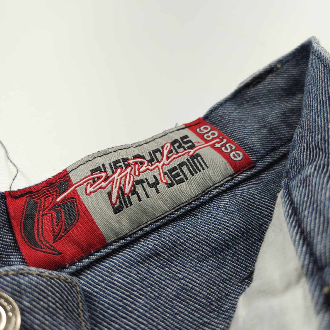 RUFF RYDERS 샴브레이 카펜터 데님 워크 팬츠 (M) 상품이미지9