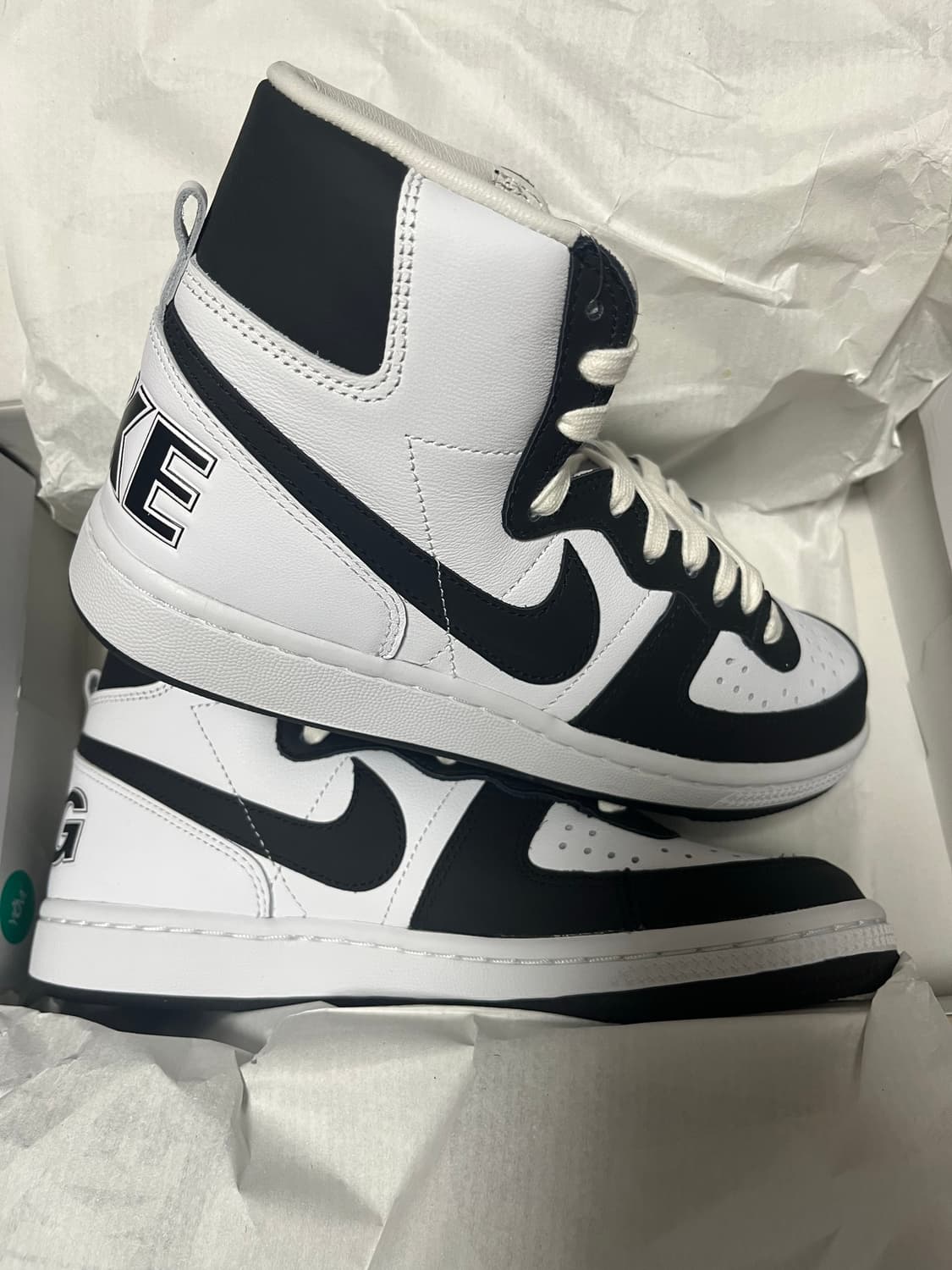 [240] 나이키x꼼데가르송 터미네이터 하이 블랙 상품이미지2