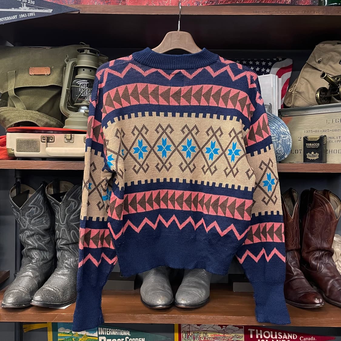 노스페이스 노르딕 패턴 울 니트 스웨터 N31 상품이미지2