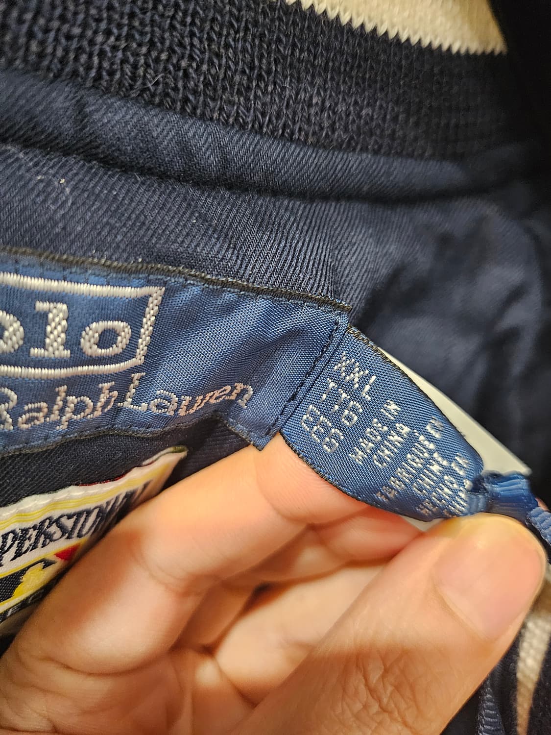 폴로 랄프로렌 NY 양키스 바시티 새틴 자켓 XXL 새상품 상품이미지5