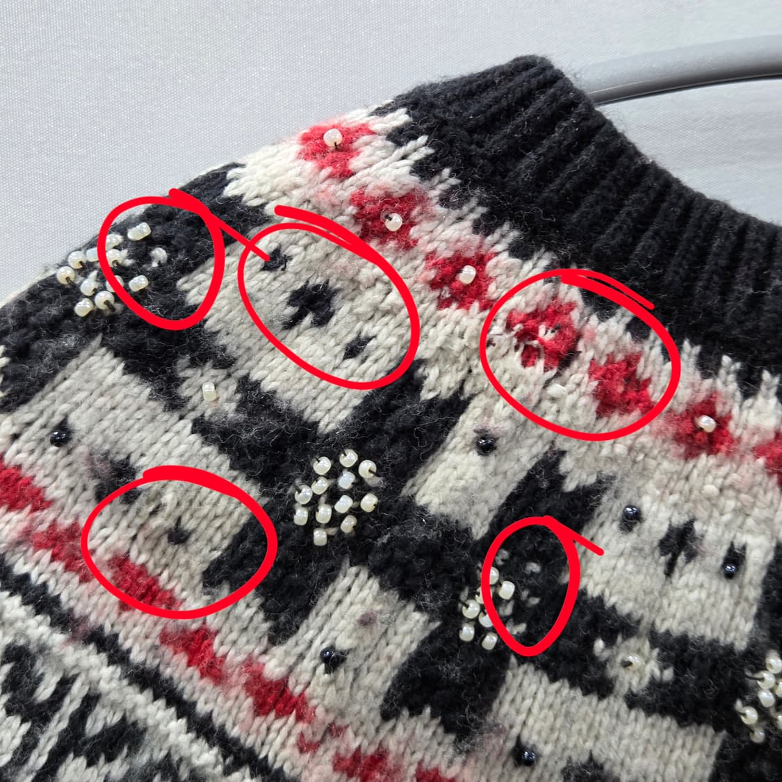 폴로랄프로렌 걸즈 페어아일 캐시미어 울 블랜드 피셔맨 니트 L/12/14 상품이미지8