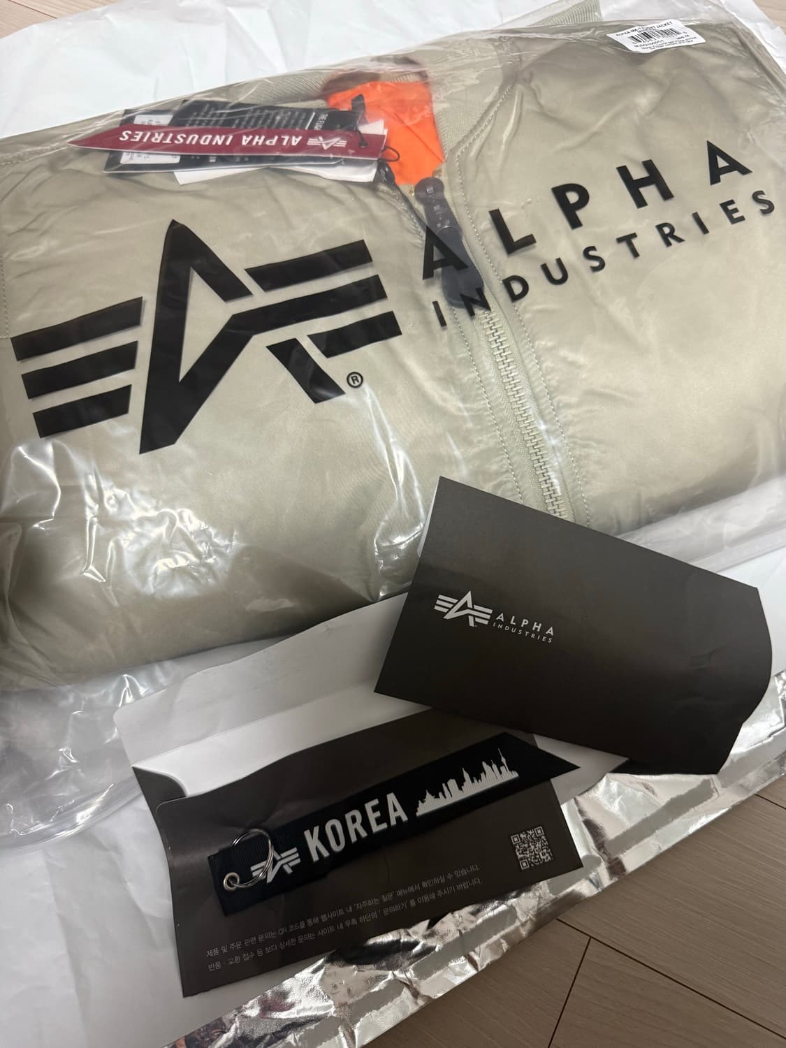 알파인더스트리ALPHA MA-1 FLIGHT JACKET(MINERAL) 상품이미지1