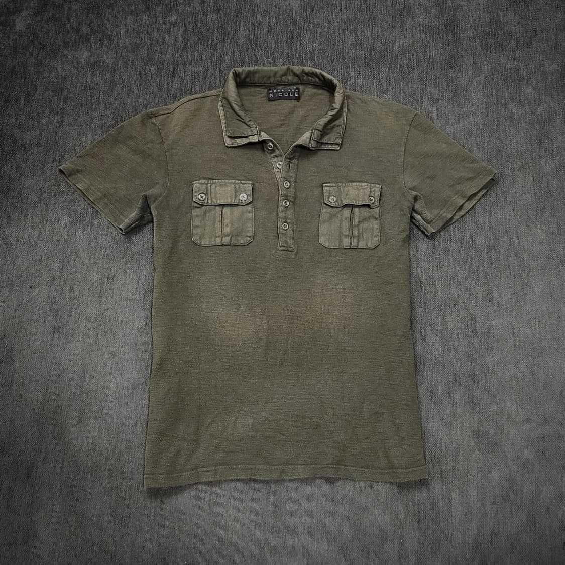Nicole club khaki pocket collar 상품이미지4