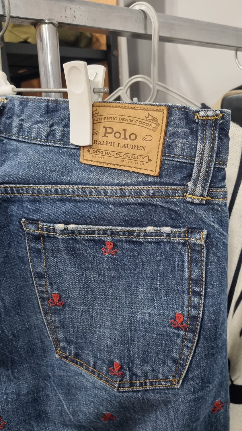 폴로 스컬자수 설리반슬림핏 32~33size(표기32) 컨디션9/10 상품이미지4