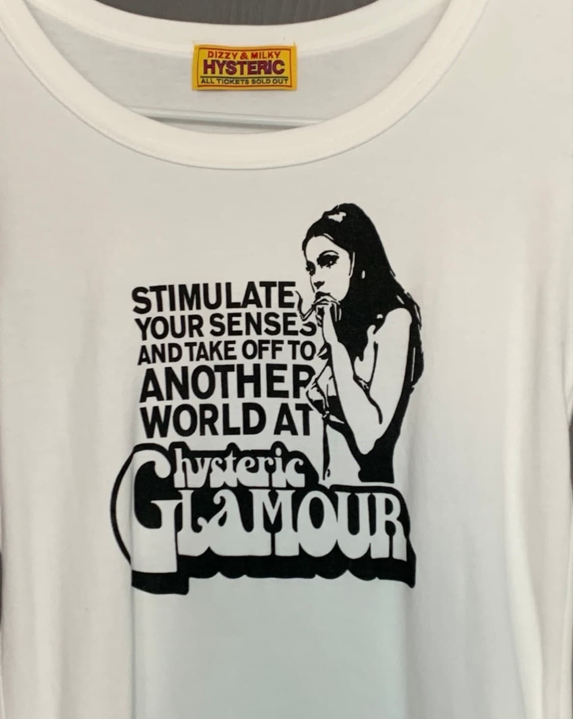 급전) 히스테릭글래머 Hysteric Glamour 스모킹걸티셔츠화이트 상품이미지4