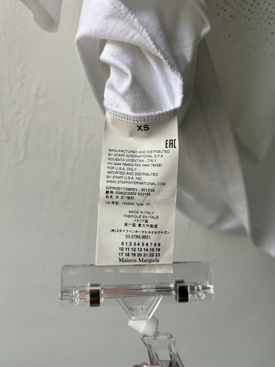 마르지엘라 아티저널 블랭크 페이스 티셔츠 상품이미지8