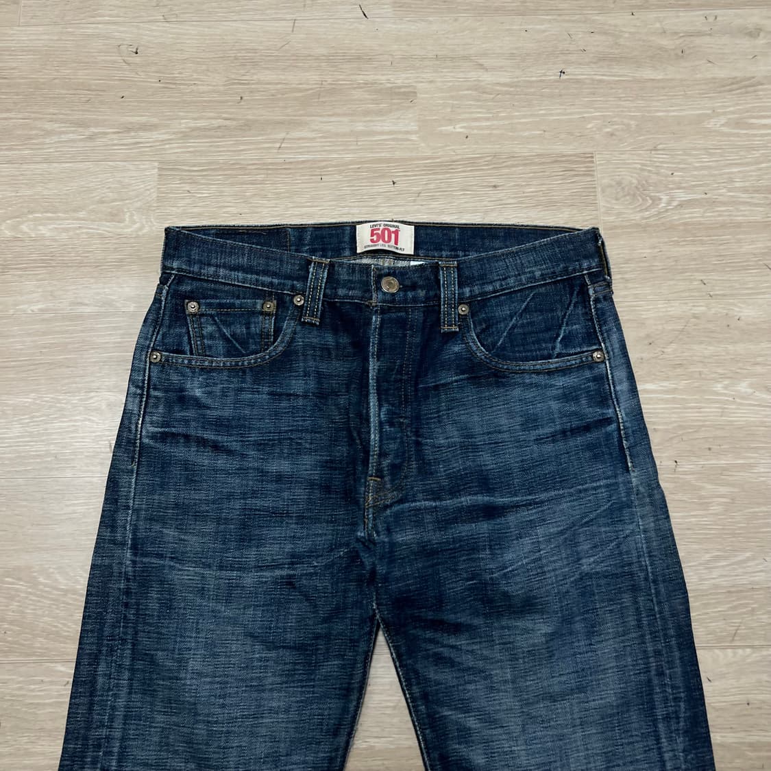 리바이스 501 오리지널 스트레이트 데님진 청바지 [중청] W30/L32 상품이미지2