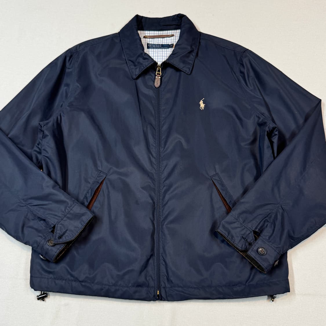 L) 폴로 랄프로렌 네이비 블루종 바람막이 자켓 봄가을용 상품이미지2