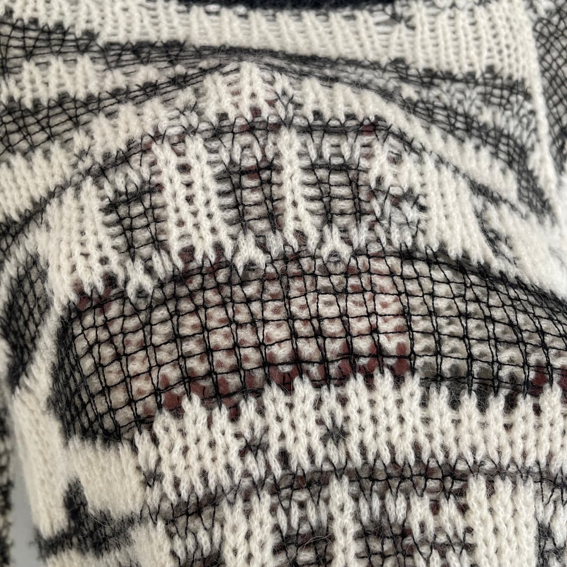 조르지오 아르마니 시스루 패턴 니트 상품이미지6