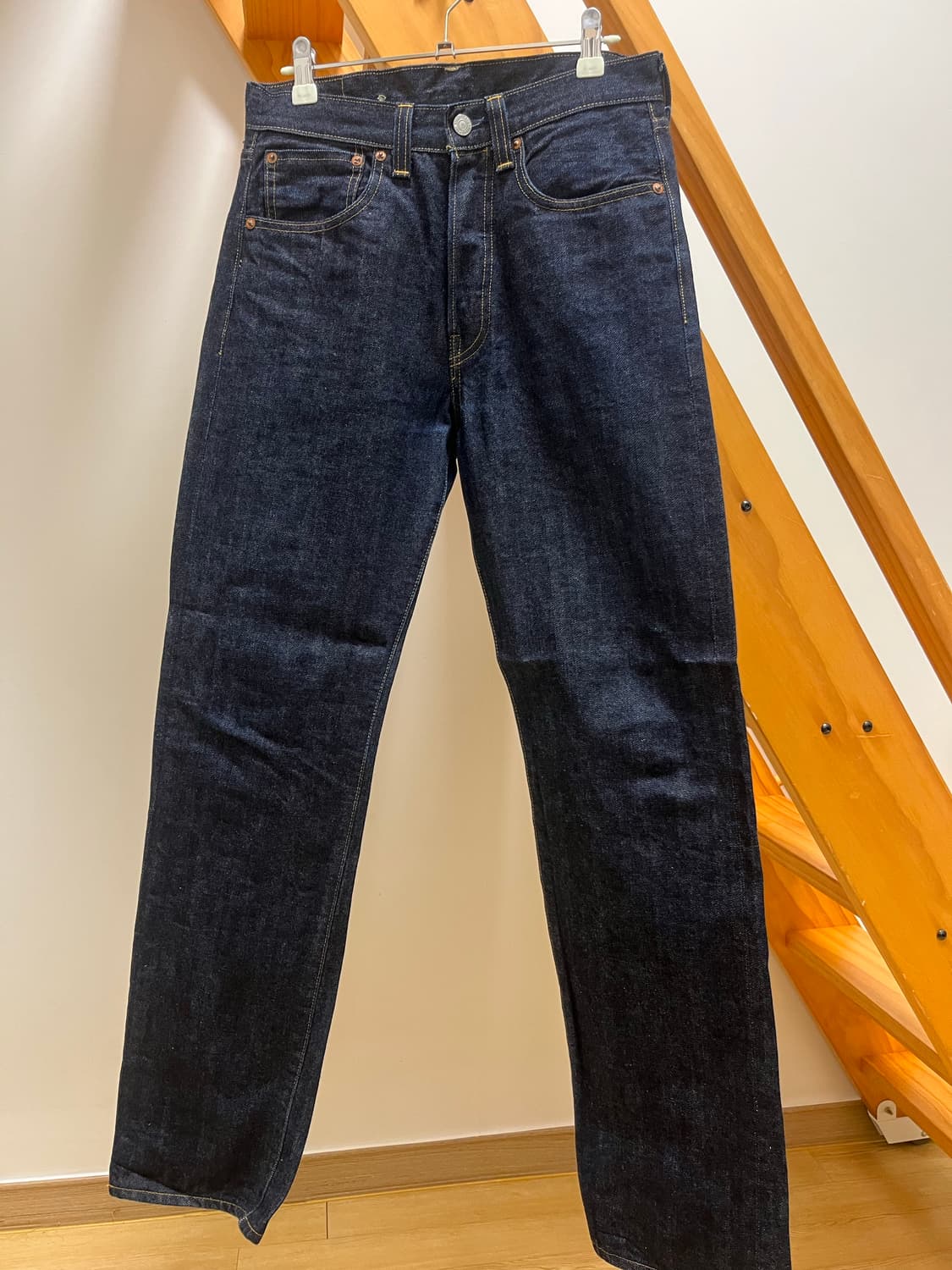 LVC 47501 리지드 생지 데님 사이즈 31x34 상품이미지1