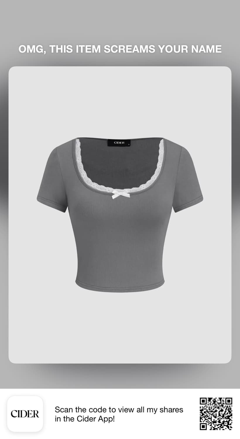 반팔셔츠 레이스 크롭 상품이미지1