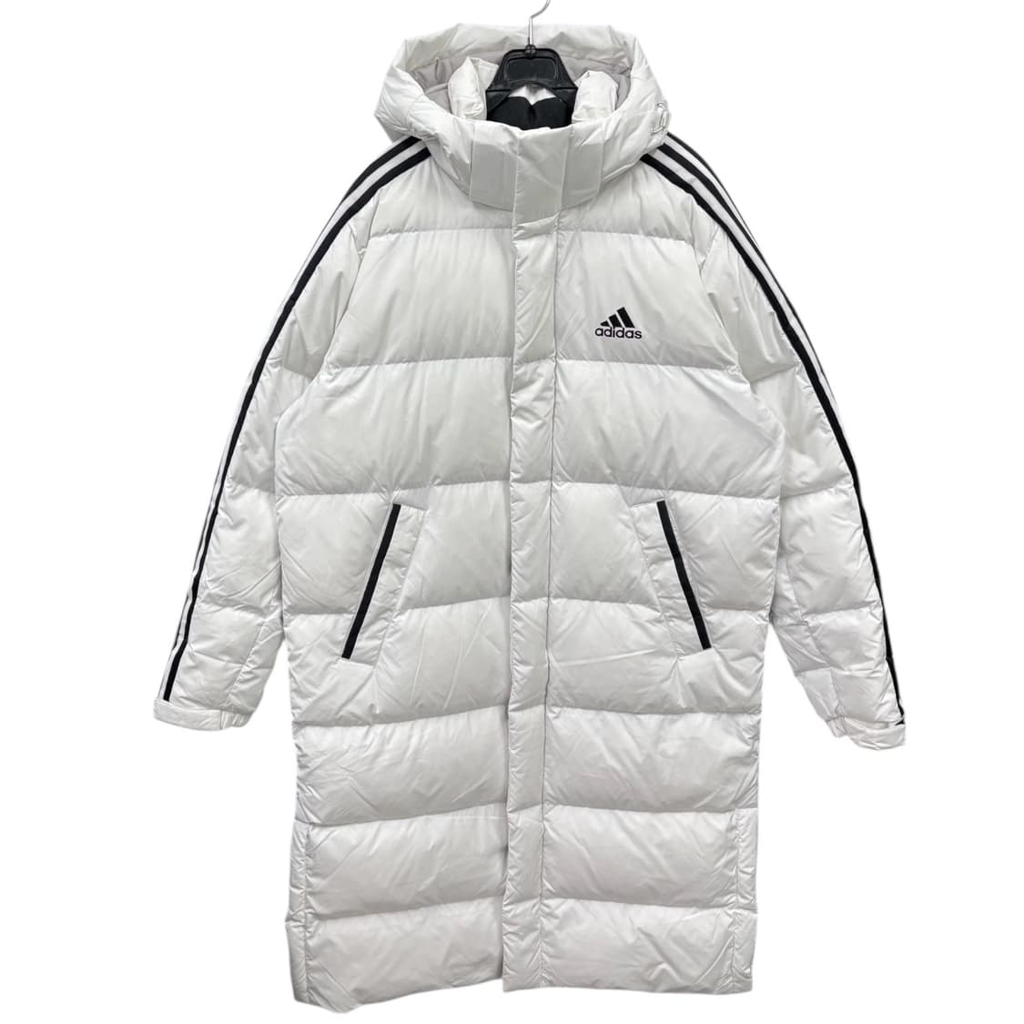 아디다스 후드탈착 다운 롱패딩 상품이미지1