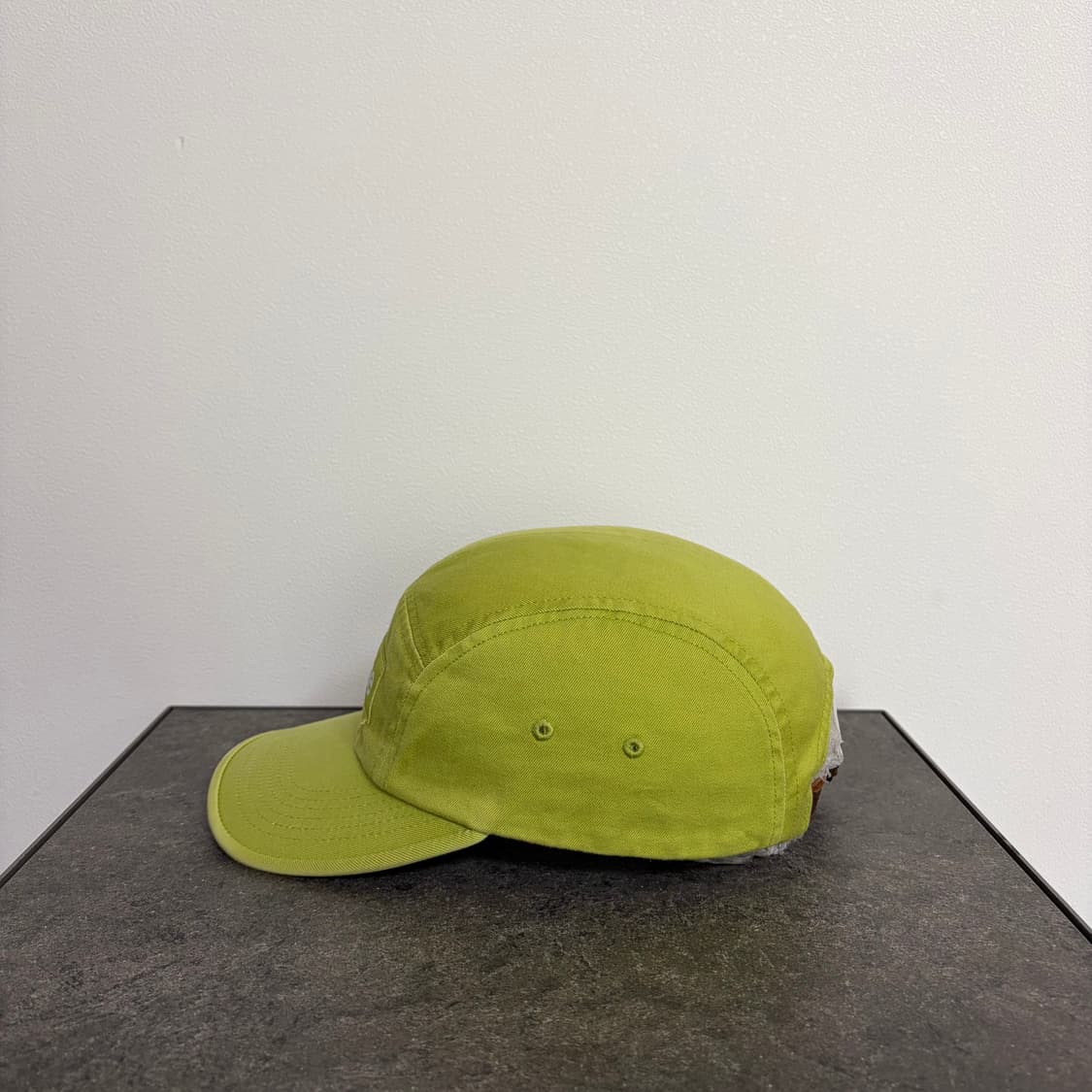 (OS) 슈프림 박스로고 캠프캡 모자 22SS 워시드 다크 라임 상품이미지2